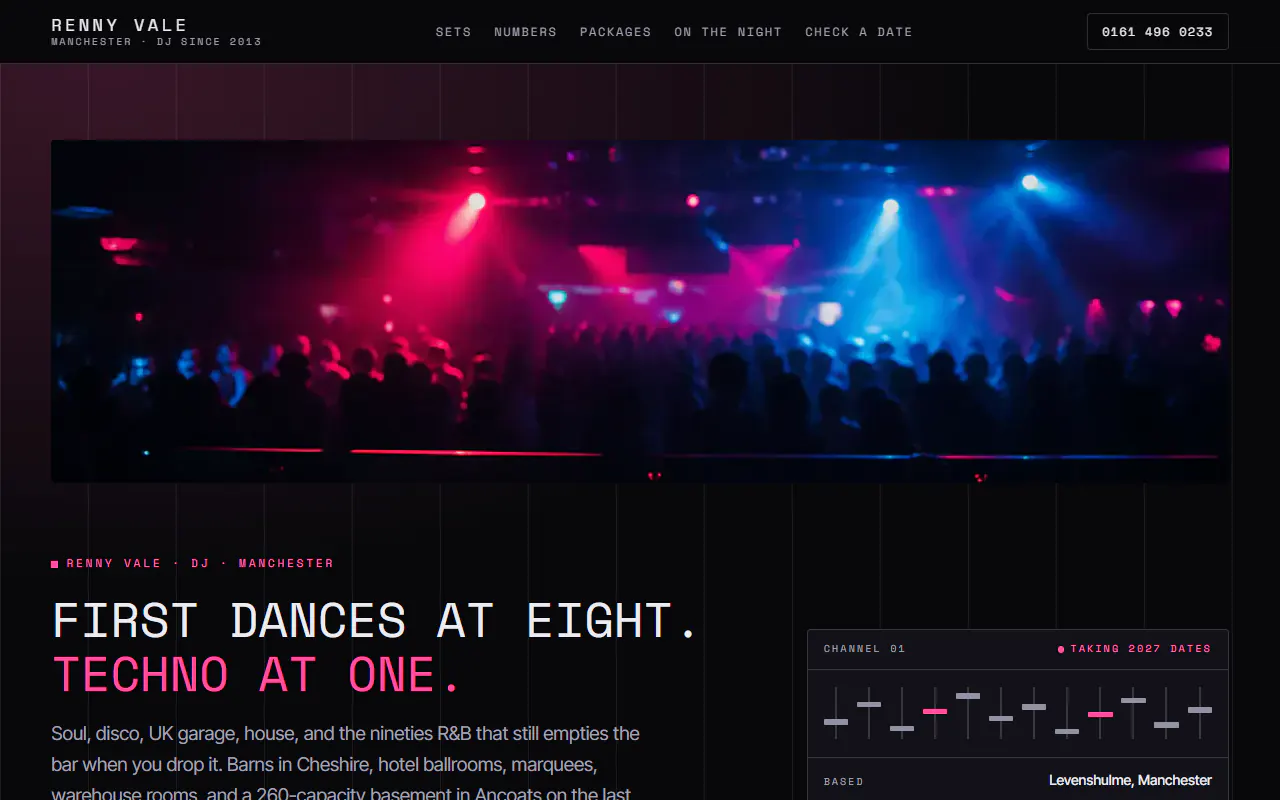 Renny Vale, a Dashing template that suits education, creative businesses