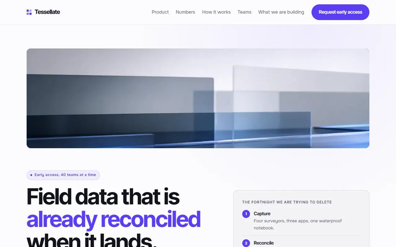 Tessellate, a Dashing template that suits technology businesses